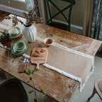 Farmhouse Burlap Table Runner for Weddings & Elegant Events - Euroselle
