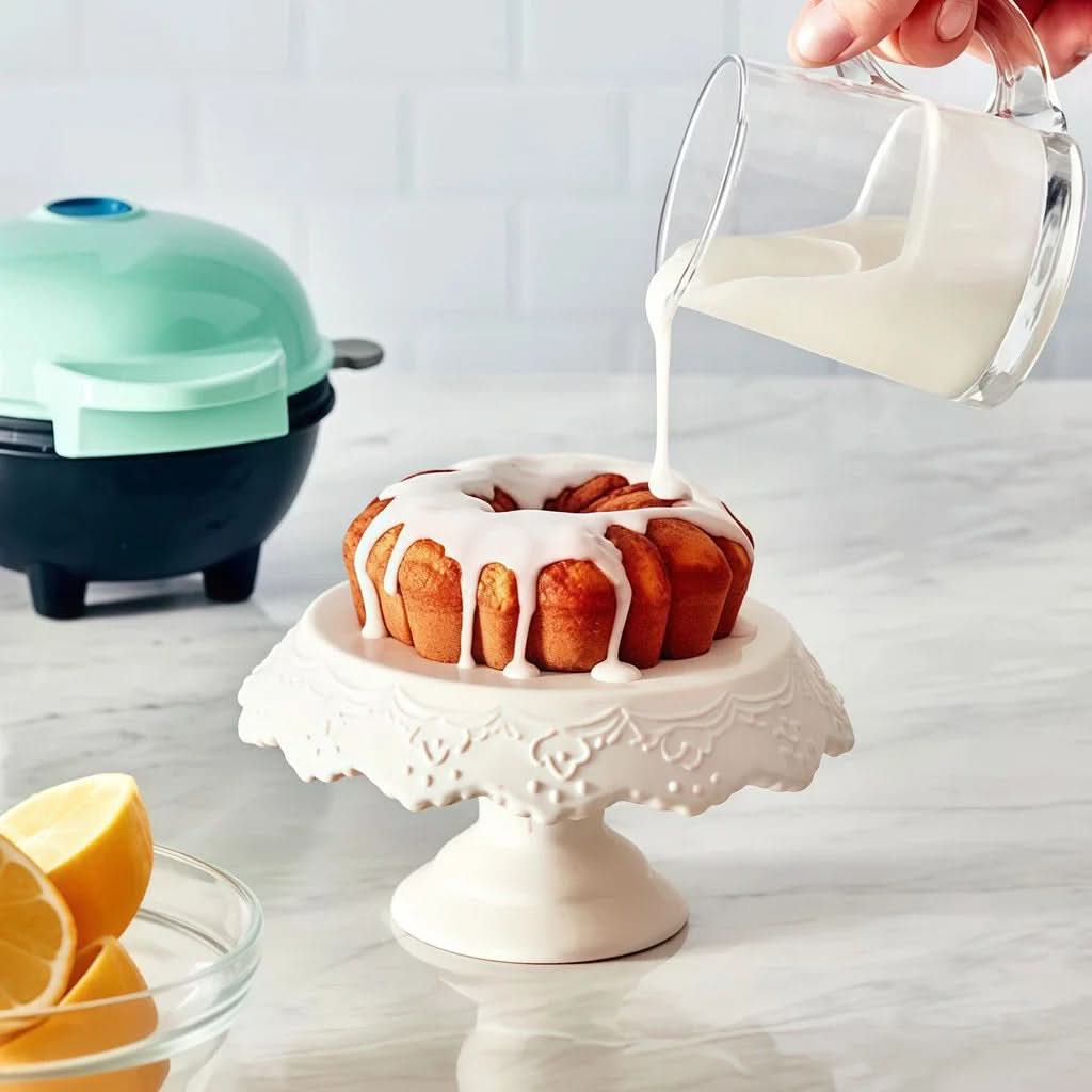 NovaBake Mini Bundt Cake Maker — Nonstick Coating, Compact Design