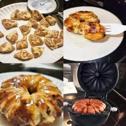 NovaBake Mini Bundt Cake Maker — Nonstick Coating, Compact Design
