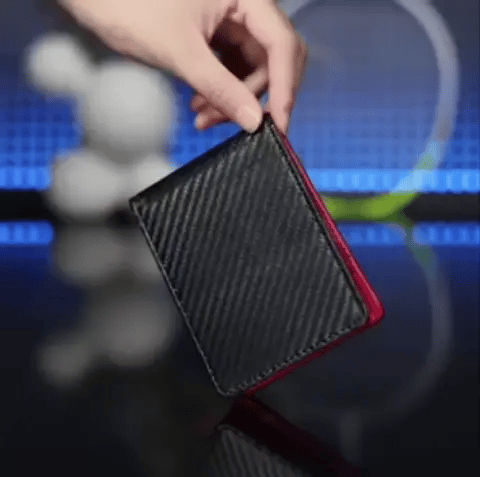 AeroCard-RFID-beskyttelse med kulfibermønster — ultratyndt design