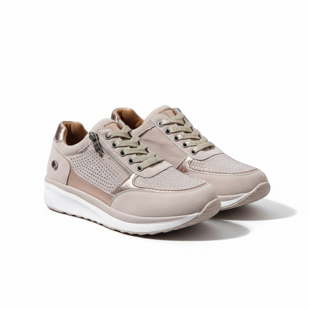 Women's Cushioned Orthopedic Sneakers – Shock-Absorbing Breathable Mesh