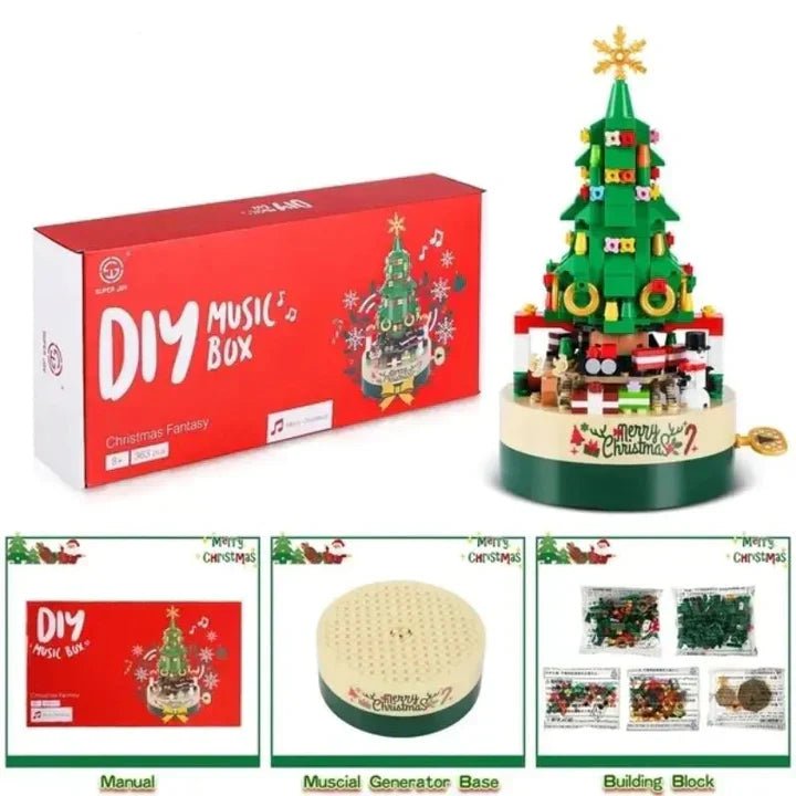 HarmoniCraft Świąteczna choinka Melody DIY pozytywka — interaktywny zestaw do tworzenia