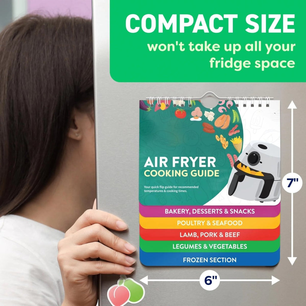 BrightLeaf — codzienna książka kucharska i magnetyczna tablica do planowania menu — kompaktowy przewodnik po przepisach, organizer kuchenny