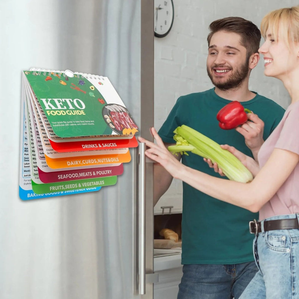 BrightLeaf — codzienna książka kucharska i magnetyczna tablica do planowania menu — kompaktowy przewodnik po przepisach, organizer kuchenny