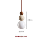 Modern Minimal Travertine Pendant Light