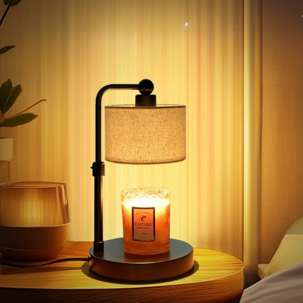 Candle Warmer Lamp - Flameless Fragrance, Timer & Adjustable Brightness | Euroselle
