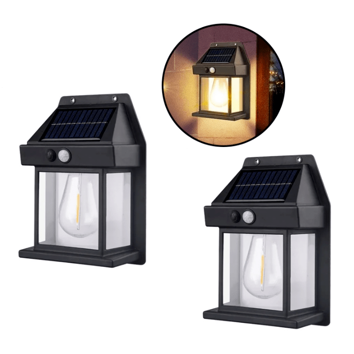Projecteur solaire de jardin LumaBright — Capteur de mouvement intégré, éclairage extérieur toutes saisons