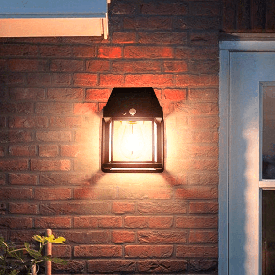 Projecteur solaire de jardin LumaBright — Capteur de mouvement intégré, éclairage extérieur toutes saisons