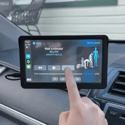 Universelles kabelloses CarPlay- und Android-Auto-Armaturenbrettdisplay, 7-11 Zoll