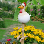 Weatherproof Chicken Garden Statue Durable Outdoor Décor - Euroselle