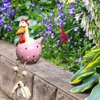 Weatherproof Chicken Garden Statue Durable Outdoor Décor - Euroselle