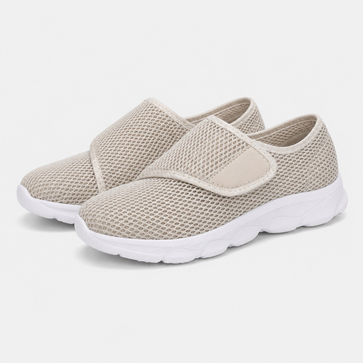 Chaussure de marche à enfiler en maille, extra-large et réglable, pour oignons