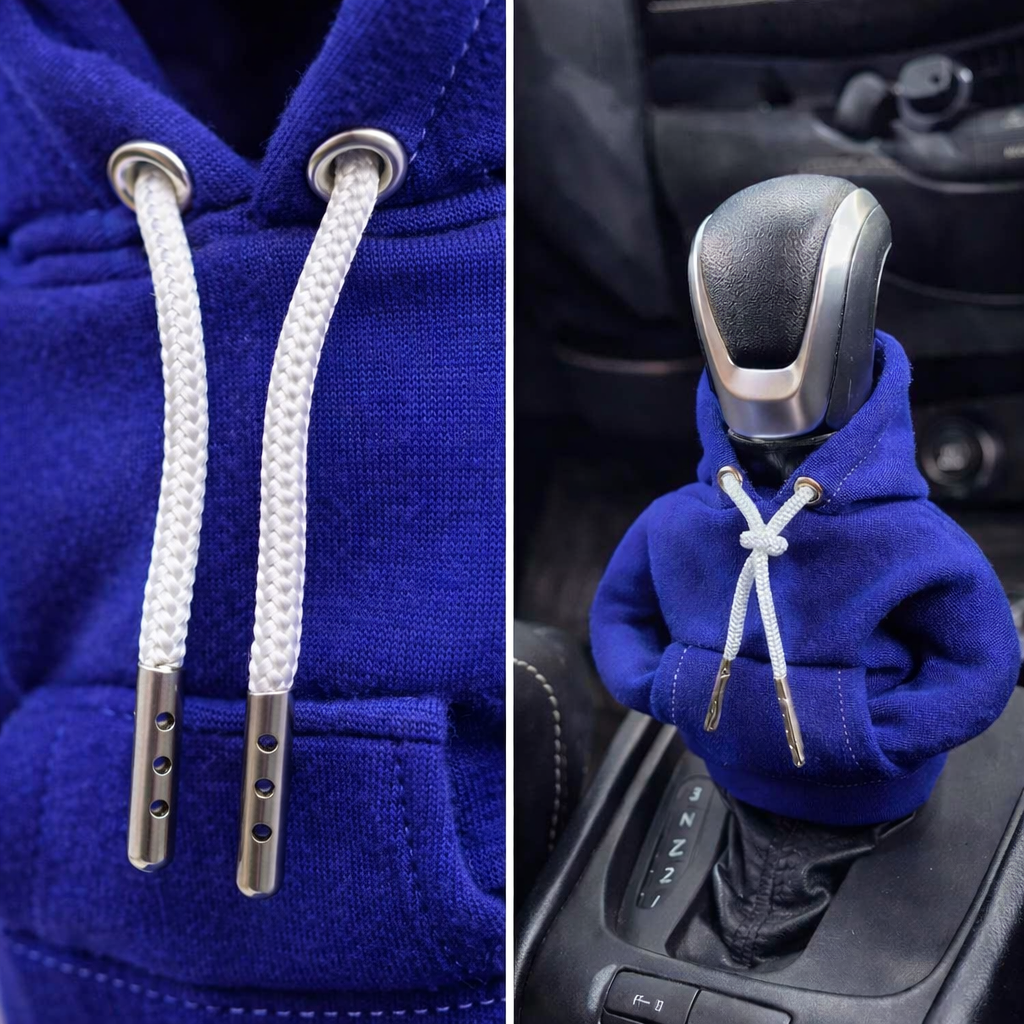 Mini-hoodiehoes voor de versnellingspook, voor handgeschakelde en automatische auto's