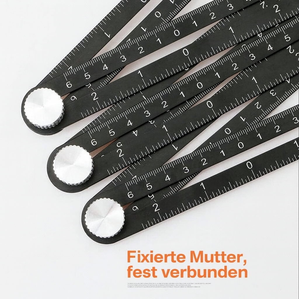 Einstellbarer Winkelfinder mit 12 Segmenten — Konturenschablone