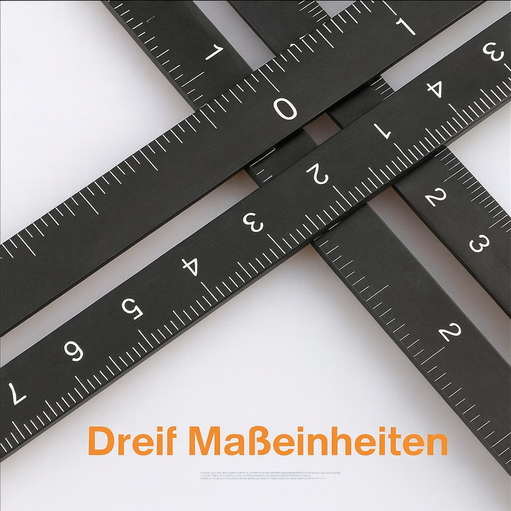 Einstellbarer Winkelfinder mit 12 Segmenten — Konturenschablone