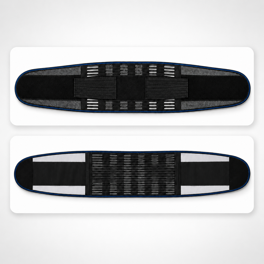 Ceinture lombaire réglable — compression à double sangle