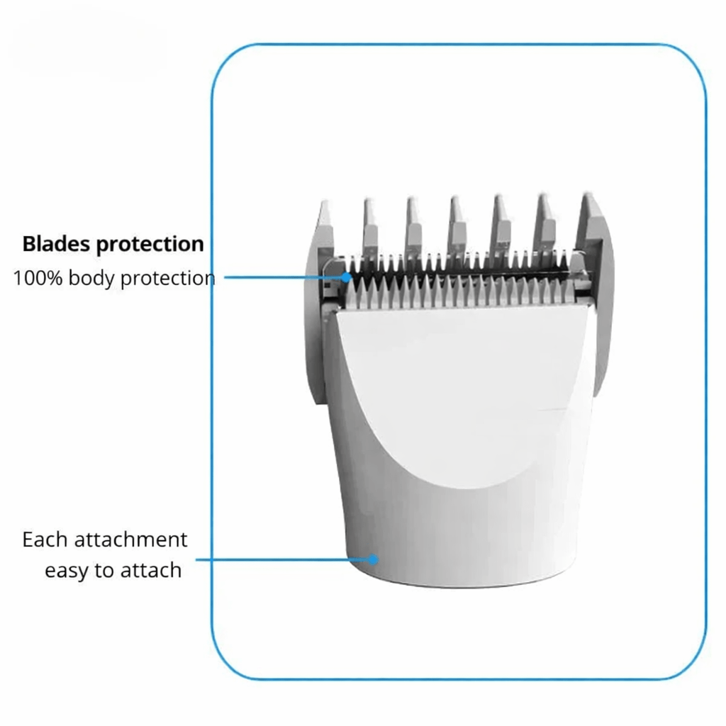 Pawgleam 4-in-1 senza fili per la toelettatura degli animali — design compatto e silenzioso, 3 accessori per il pelo