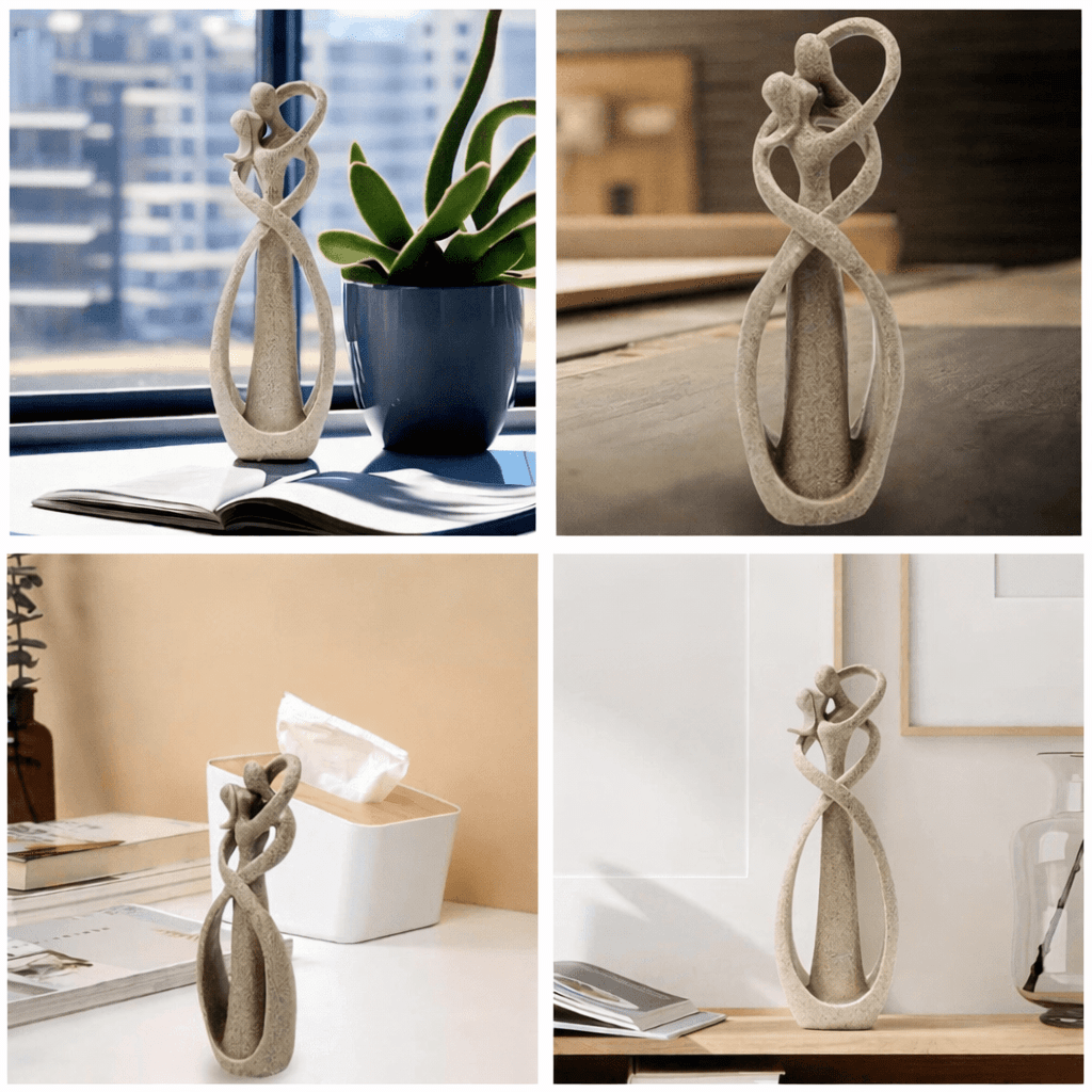 Amora Embrace Couples Sculpture — Symbol of Love and Connection