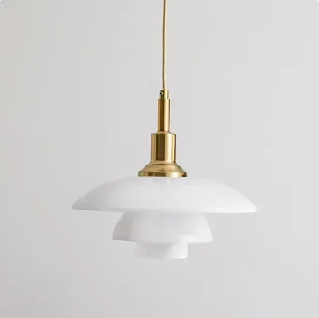 Luminara Adjustable Chrome Pendant Light Metal 30cm E27
