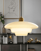 Serenelle Timeless Pendant Light With Brushed Brass Finish