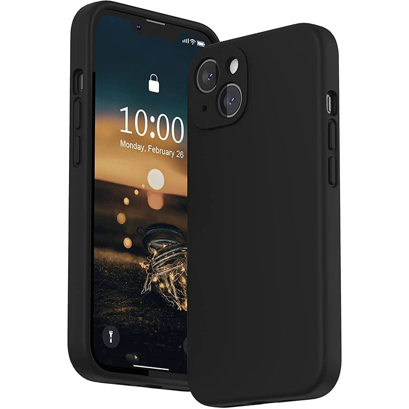 Silikonové pouzdro Soft-Touch pro iPhone 17/16 Pro Max Air — odolné proti otiskům prstů