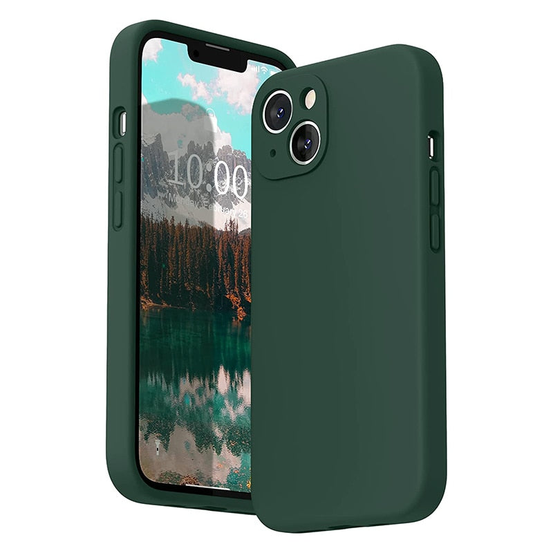 Silikonové pouzdro Soft-Touch pro iPhone 17/16 Pro Max Air — odolné proti otiskům prstů