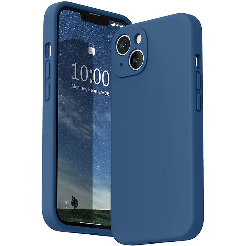 Silikonové pouzdro Soft-Touch pro iPhone 17/16 Pro Max Air — odolné proti otiskům prstů