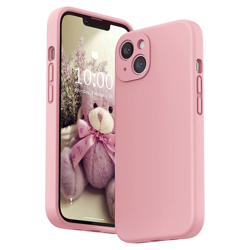 Silikonové pouzdro Soft-Touch pro iPhone 17/16 Pro Max Air — odolné proti otiskům prstů