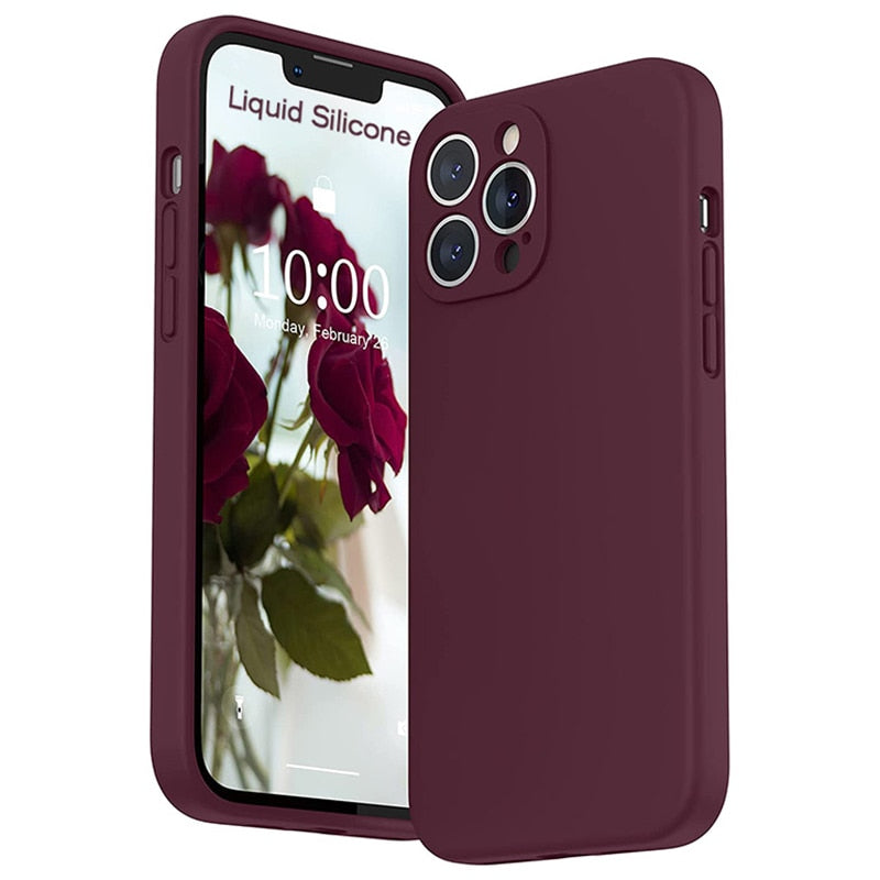 Silikonové pouzdro Soft-Touch pro iPhone 17/16 Pro Max Air — odolné proti otiskům prstů