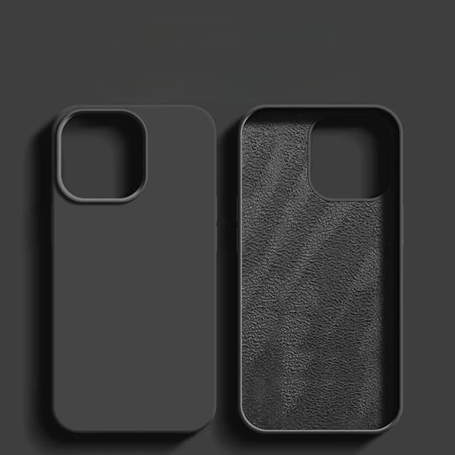 Silikonové pouzdro Soft-Touch pro iPhone 17/16 Pro Max Air — odolné proti otiskům prstů