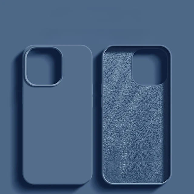 Silikonové pouzdro Soft-Touch pro iPhone 17/16 Pro Max Air — odolné proti otiskům prstů