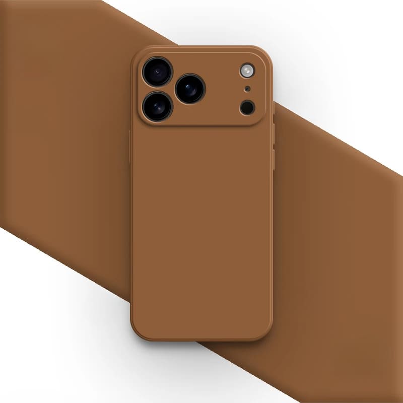 Silikonové pouzdro Soft-Touch pro iPhone 17/16 Pro Max Air — odolné proti otiskům prstů