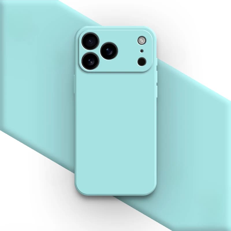 Silikonové pouzdro Soft-Touch pro iPhone 17/16 Pro Max Air — odolné proti otiskům prstů