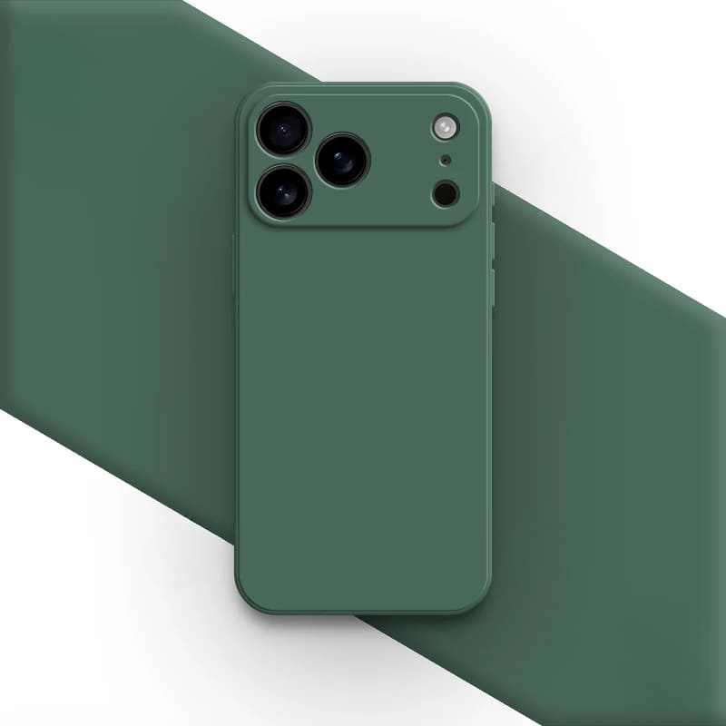 Silikonové pouzdro Soft-Touch pro iPhone 17/16 Pro Max Air — odolné proti otiskům prstů