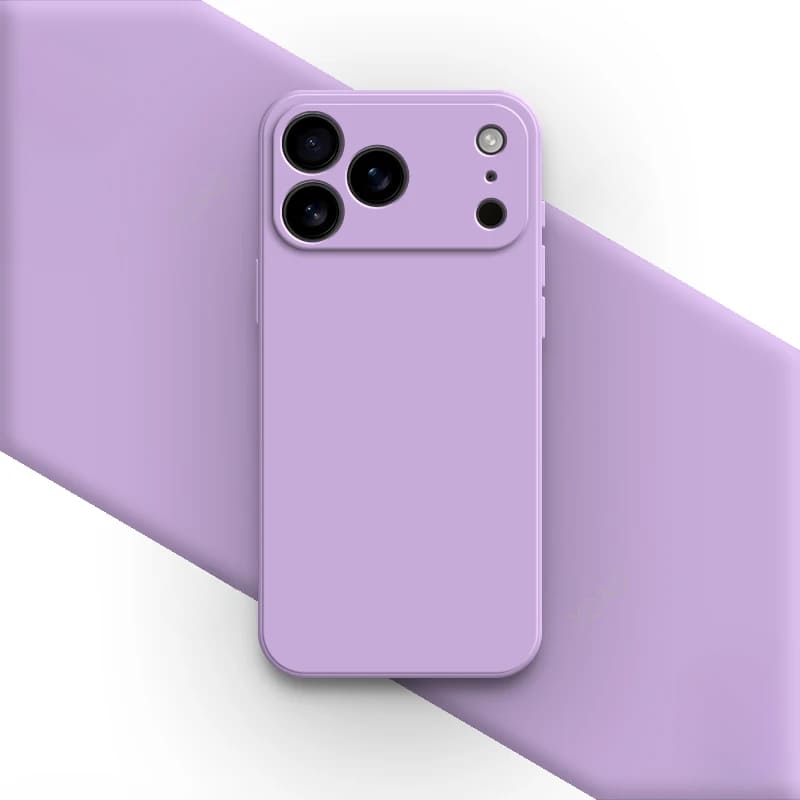 Silikonové pouzdro Soft-Touch pro iPhone 17/16 Pro Max Air — odolné proti otiskům prstů