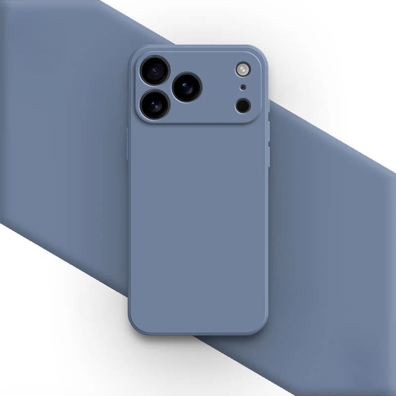 Silikonové pouzdro Soft-Touch pro iPhone 17/16 Pro Max Air — odolné proti otiskům prstů