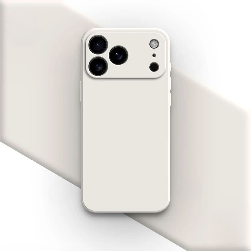 Silikonové pouzdro Soft-Touch pro iPhone 17/16 Pro Max Air — odolné proti otiskům prstů