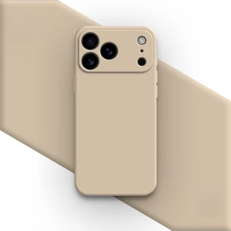 Silikonové pouzdro Soft-Touch pro iPhone 17/16 Pro Max Air — odolné proti otiskům prstů