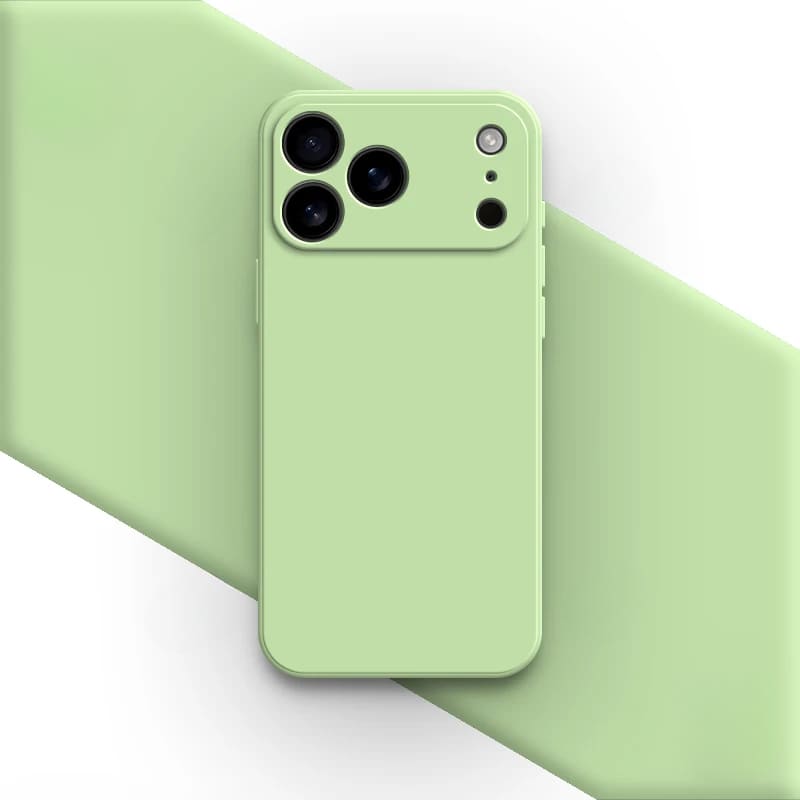 Silikonové pouzdro Soft-Touch pro iPhone 17/16 Pro Max Air — odolné proti otiskům prstů