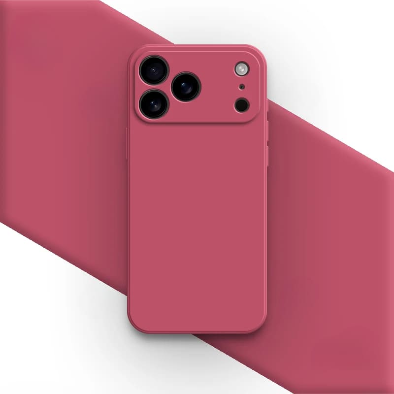 Silikonové pouzdro Soft-Touch pro iPhone 17/16 Pro Max Air — odolné proti otiskům prstů
