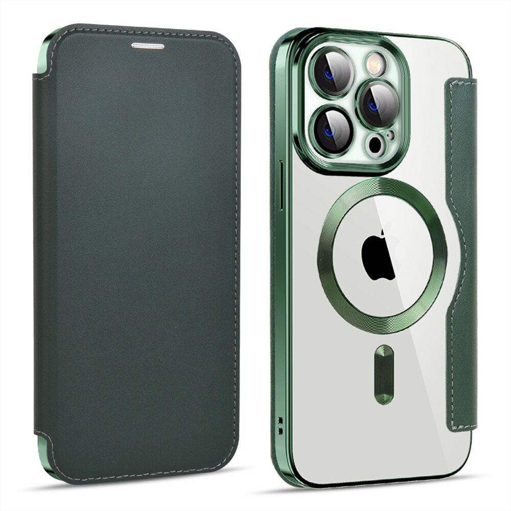 Clear MagSafe iPhone Case, RFID Wallet — 12–17 Pro Max/Air Plus