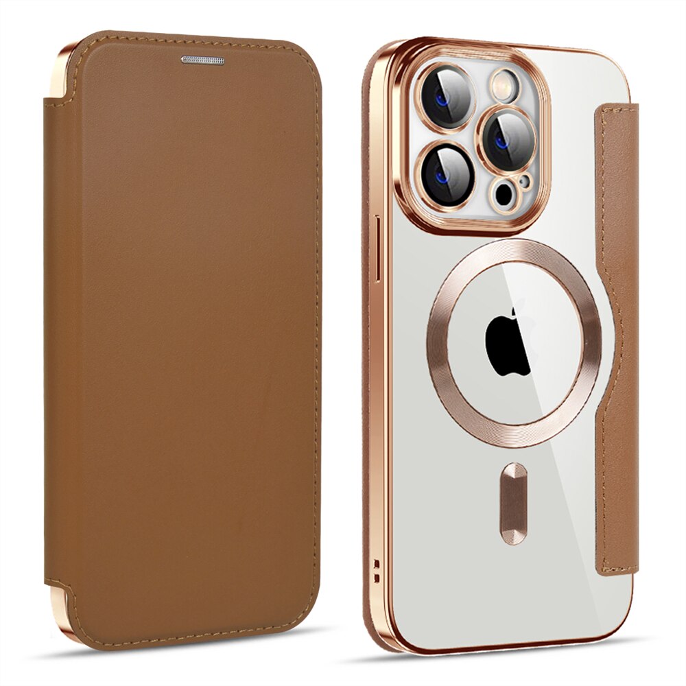 Clear MagSafe iPhone Case, RFID Wallet — 12–17 Pro Max/Air Plus