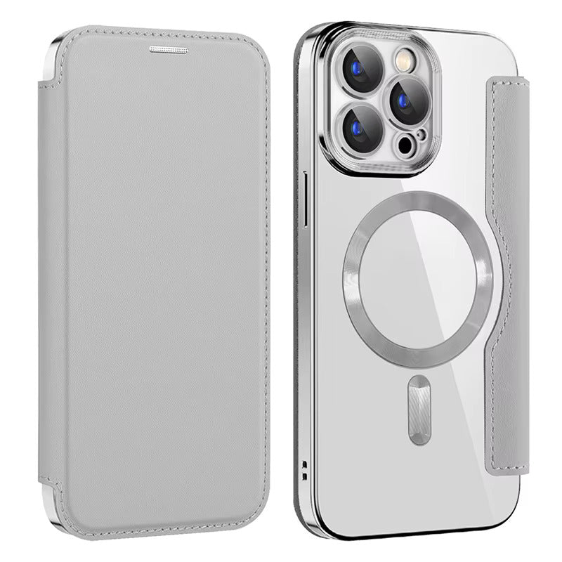 Clear MagSafe iPhone Case, RFID Wallet — 12–17 Pro Max/Air Plus