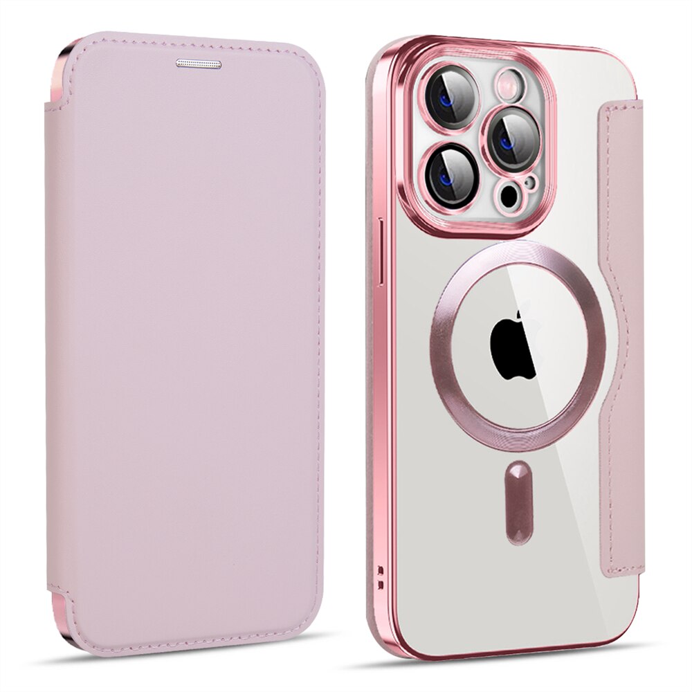 Clear MagSafe iPhone Case, RFID Wallet — 12–17 Pro Max/Air Plus