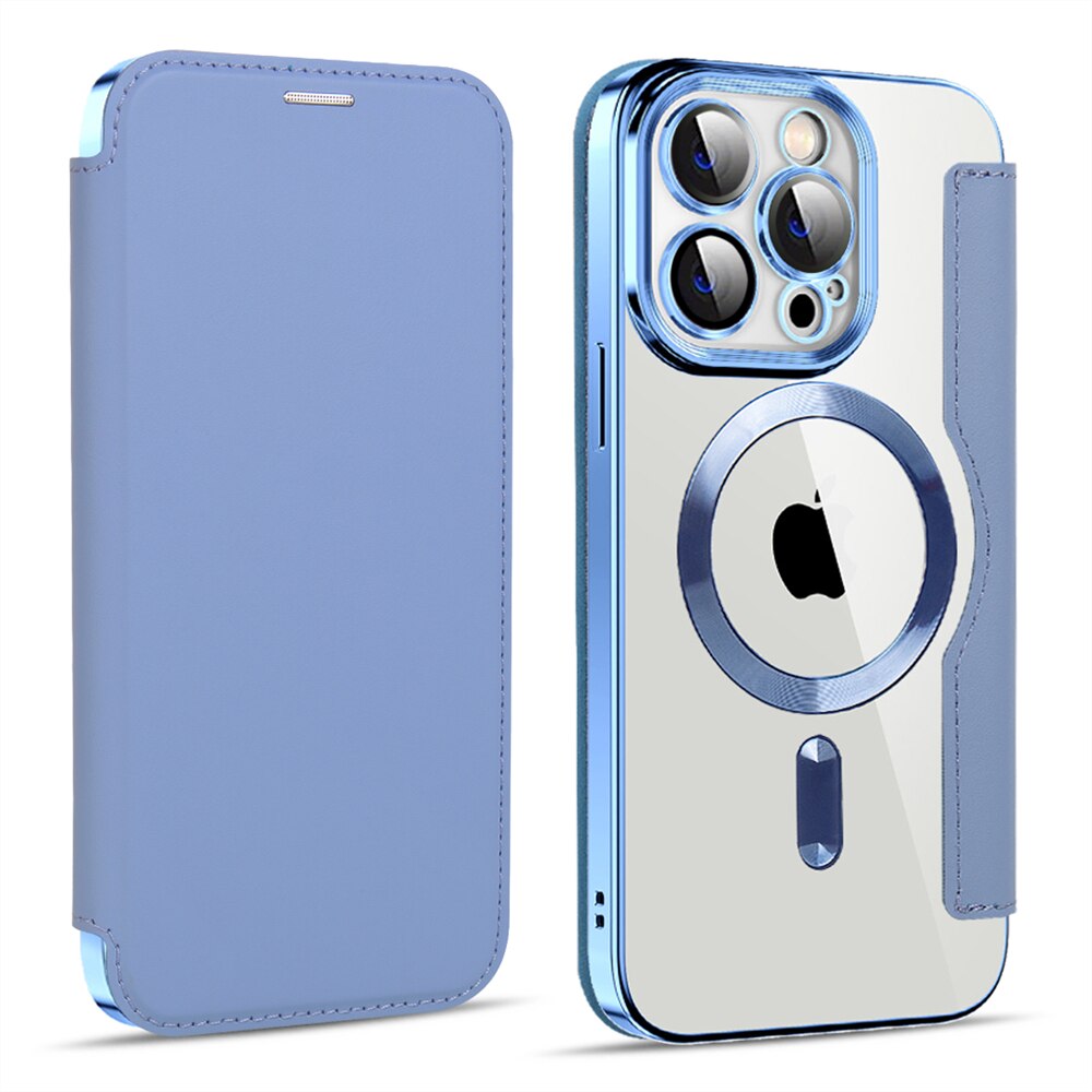 Clear MagSafe iPhone Case, RFID Wallet — 12–17 Pro Max/Air Plus
