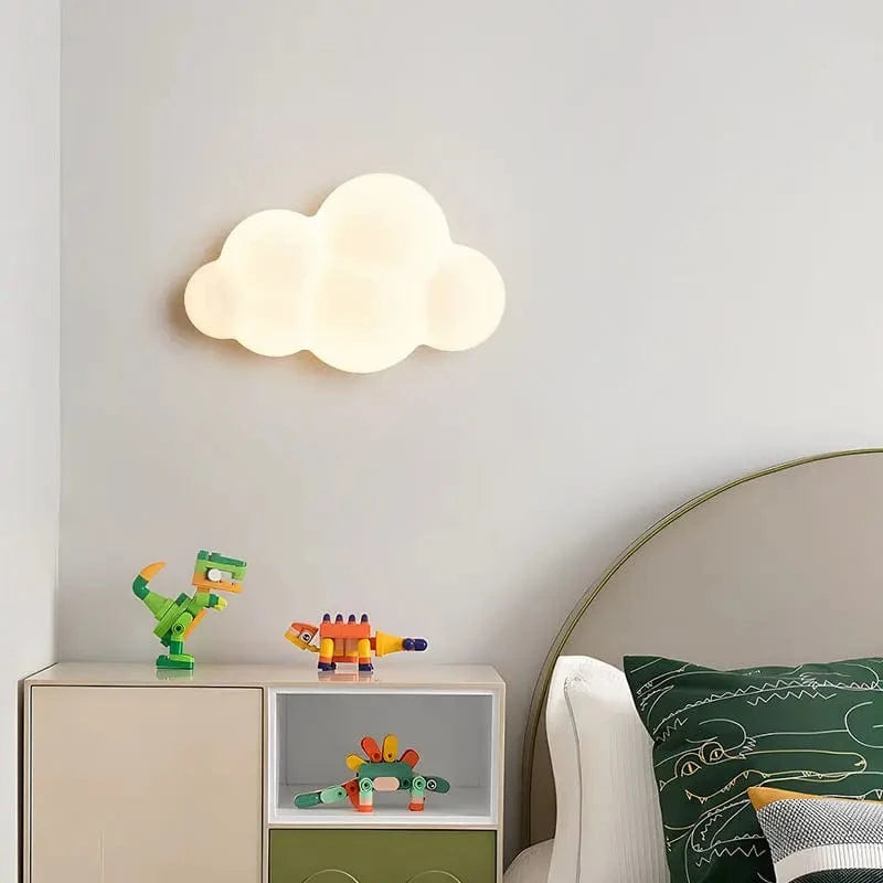 Wall Light Sconce LED Cloud and Star Design PVC Wall Mounted | Euroselle