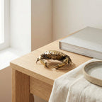 Elegant Brass Crab Figurine for Nautical and Coastal Home Décor - Euroselle