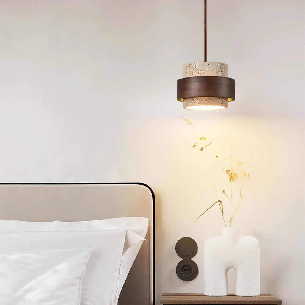 Arvella | Travertine Pendant Light