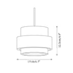 Arvella | Travertine Pendant Light