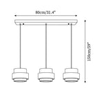 Arvella | Travertine Pendant Light